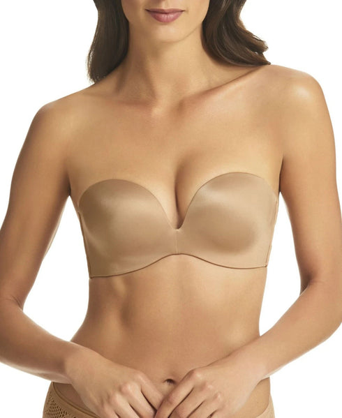 Fine Lines Women’s Refined Wireless Strapless Convertible Bra, Nude, 32B